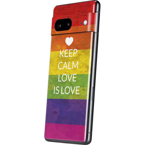 Keep Calm Love Is Love Pixel Skins